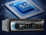 Autorádio bluetooth usb aux sd 1-din mikrofón + pilot 4 x 60w