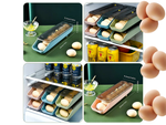 Boîte à oeufs boîte à oeufs organisateur de réfrigérateur plateau à oeufs