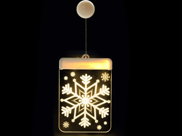 3d stained glass window decoration christmas lights