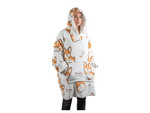 Cald câine hanorac oversize pătură xxl 2in1 blană groasă moale cu glugă