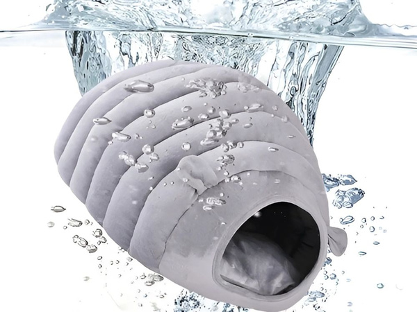 Plišasta postelja kokon za psa mačka mehka blazina posteljnina puhasto