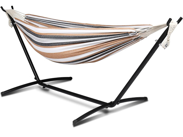 Hamac de jardin suspendu balançoire brésilienne xl grande housse bagbaha