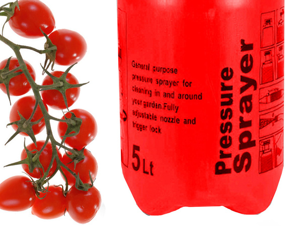 Tlakový postrekovač záhradný ručný postrekovač dlhé kopije 5l pás