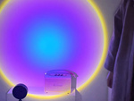 Проектор лампы закат восток имитация металла привело rgb usb + пульт дистанционного управления