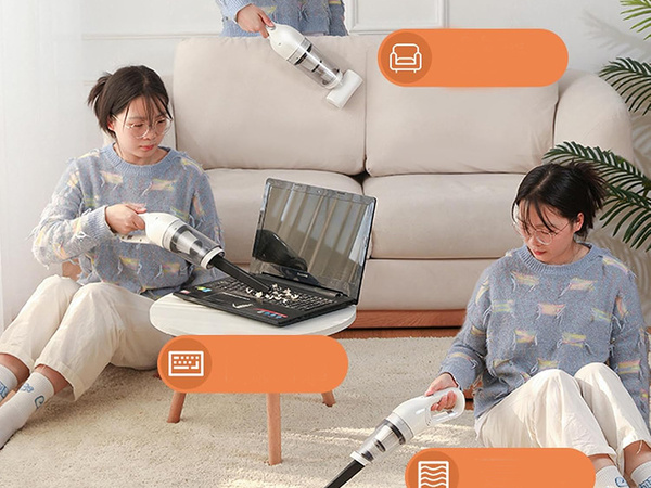 Akumulátorový vysávač do auta 120w