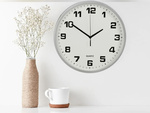 Wall clock large non-touching quiet 20 cm circular second hand