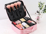 Vanity case cosmetics bag travel organiser casket suitcase bag