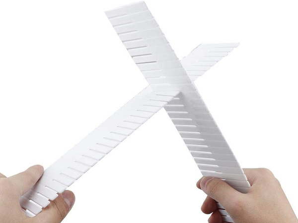 Organiser desk divider drawer wardrobe separator 4 pcs