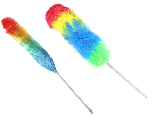 Telescopic dusting brush broom