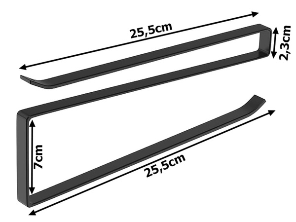 Küchenrollenhalter zum aufstecken metall loft matt