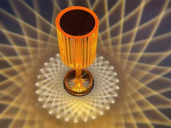 Stalinė lempa led krištolo rgb usb nuotolinio valdymo pultas