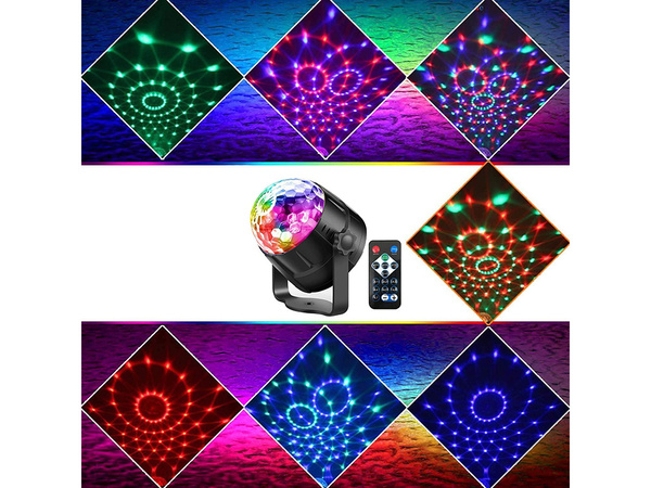 Disco ball led spotlight rgb proiector