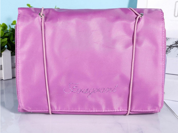 TOILETRIES TRAVEL ROLL FUNCTIONAL 4 IN 1 ZIPPER FOR COSMETICS