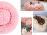 Lit de chien pelucheux lit de chat coussin doux lit de canapé 50cm