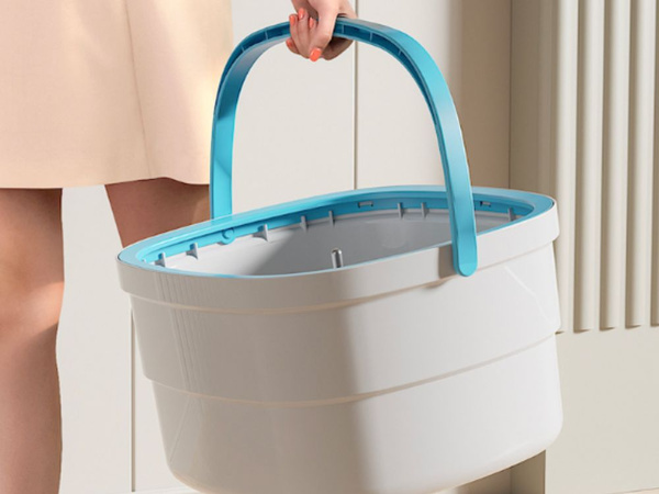 Fregona rotativa 360° con limpiadora turbo fregadora rotativa 2 x microfibra