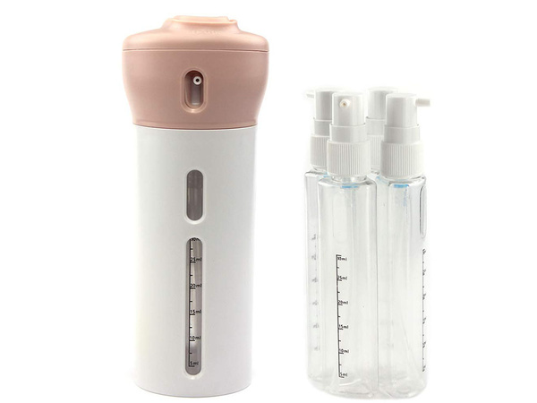 Organizador de viaje para cosméticos dispensador de líquidos