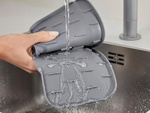 Silicone mat for sink drain protective tap for kitchen anti-slip