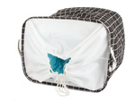 Folding basket for laundry toys large lockable