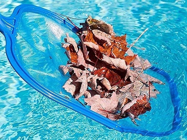 Medencetisztító hálógyűjtő felszedése