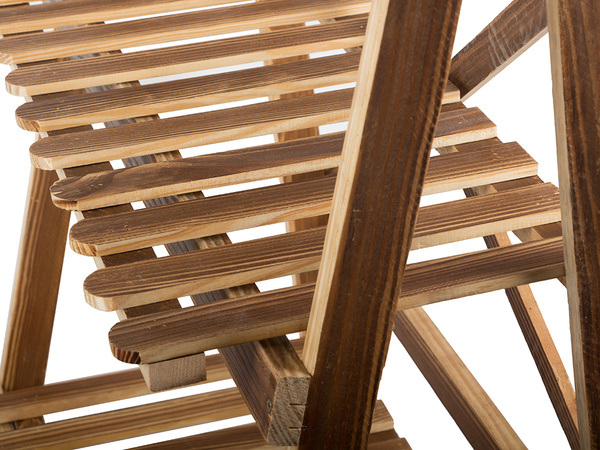 Virágcserép magasan álló fa virágágyás 3 szintes könyvespolc