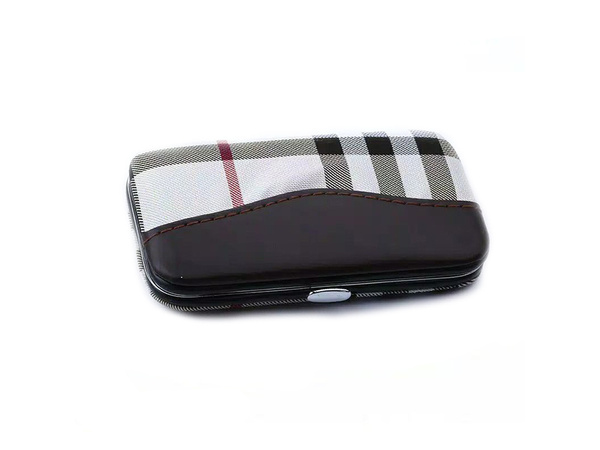 Nail art kit manicure holder case 7 items