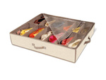 Shoe organizer box 12 pairs shoes cover