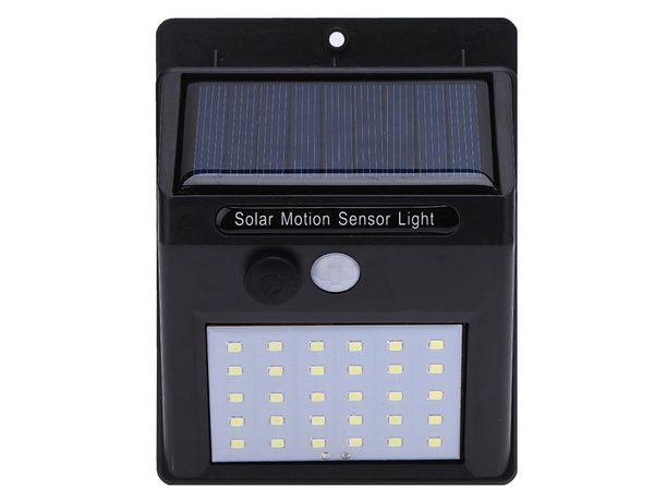 Lampă solară 30led cu senzor de mișcare și amurg