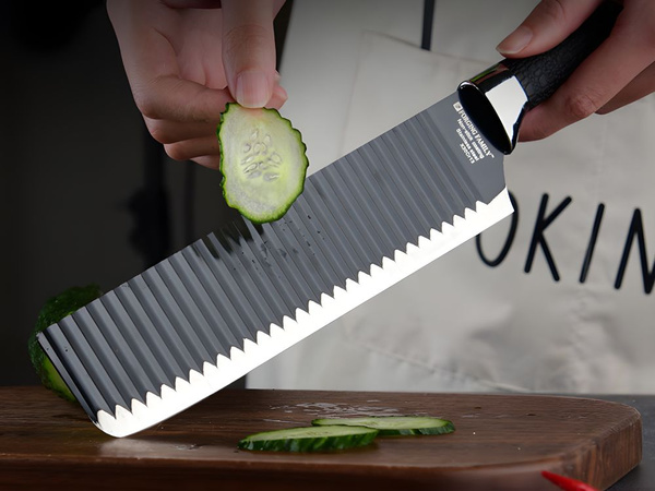 Sada kuchyňských nožů 6 elementów kuchyňské nůžky oškubák ocel