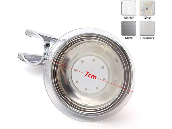 Support de combiné de douche tête pivotante ventouse forte douche