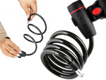 Bicycle lock bicycle lock key security strong cable
