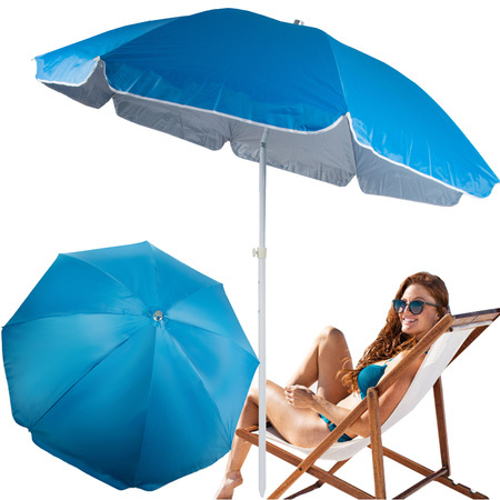 Velks xxl balkons plair parasols ar uv filtru 210 cm salokāmais