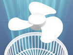 Schreibtisch-ventilator stehend clip 3 geschwindigkeiten kabellos handheld