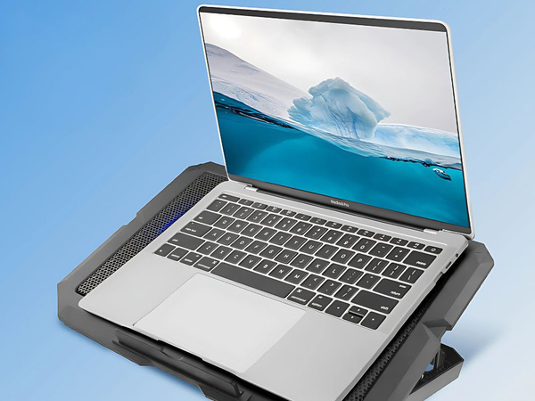 Laptop kühlkissen led einstellbar mit usb-anschluss