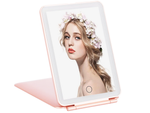 Miroir de maquillage éclairé par led miroir de voyage pliant