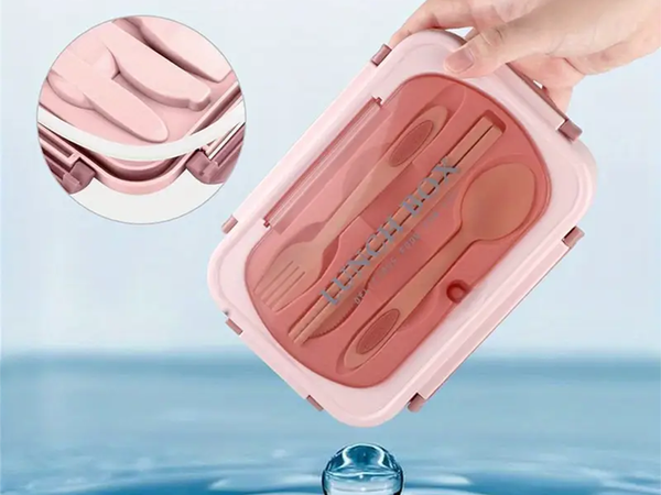 Lunchbox hommikusöögi karp lõunasöögi karp vaheseintega söögiriistad