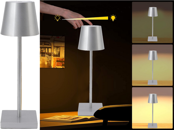 Stolní noční světlo dotyková lampa 3 kroky vysoká bezdrátová usb