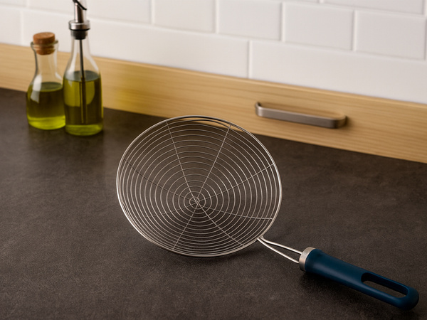 Cedzak cuchara colador cuchara para freír para empanadillas fritas cuchara de cocina