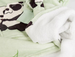 Cald panda hanorac oversize pătură xxl 2in1 blană groasă moale cu glugă