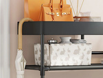 Schuhständer 5 etagen schuhständer metallschrank organiser mit regal
