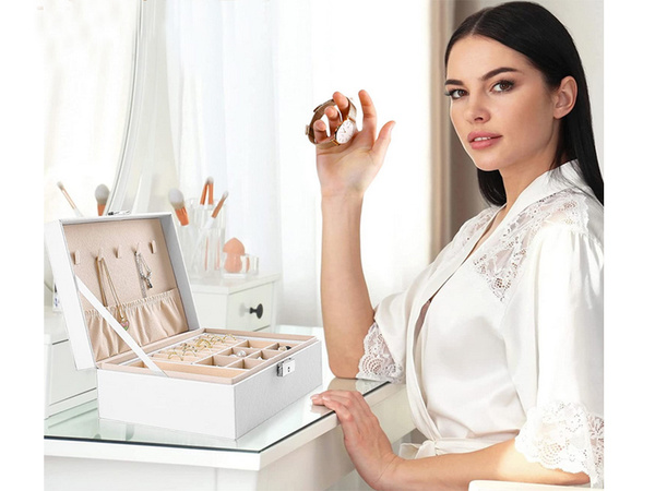 Organizátor rakvy šperkovnica elegantný box na kľúče