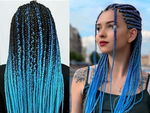 Cheveux synthétiques pour tresses ombrées