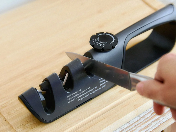 Messerschärfer küchenschere schärfen rutschfest einstellen