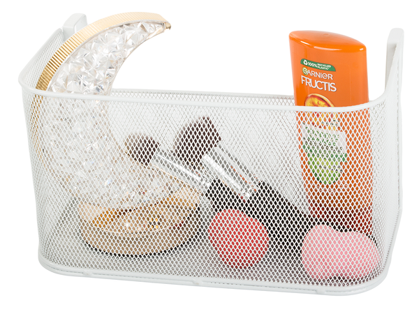 Kosz koszyk organizer metalowy zawieszany na reling półka wisząca kuchenna