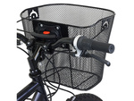 Duzy kosz rowerowy metalowy koszyk do roweru click