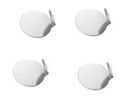 Steel self-adhesive hooks 4 pcs