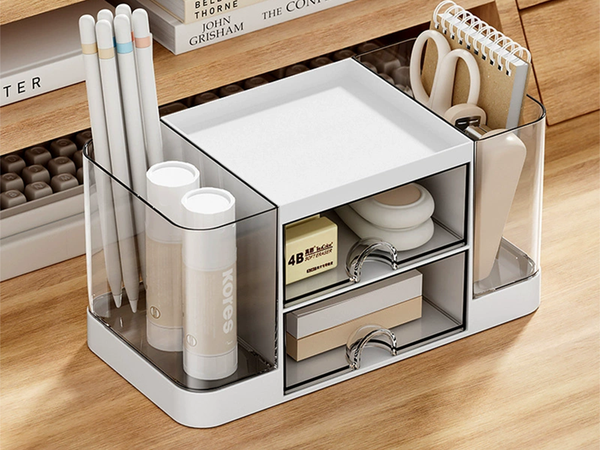 Schreibtischorganizer schublade schrank regale für kleinigkeiten