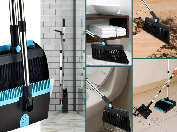 Set de balayage brosse de balayage balayette bâton de nettoyage brosse pour paresseux