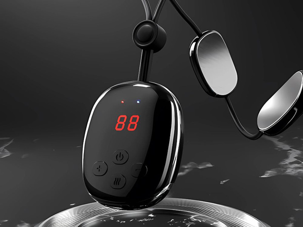 Elektrostimulátor krku usb 15 výkon 4 režimy ohrevu masáž krku ems