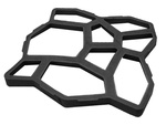 Mold for stone paving stone concrete cat's head