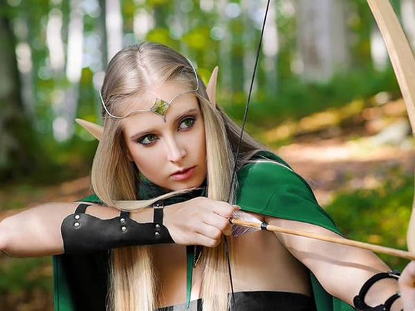 Falošné elfie uši škriatka škriatka pre halloween